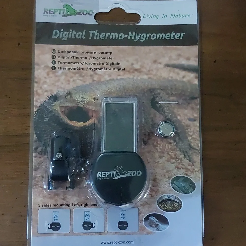 Digital Thermo-Hygrometer for Reptiles